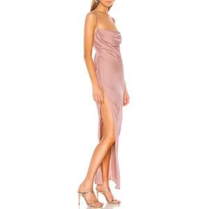 Michael Costello 'Braxton' Pink Draped Neckline Dress Size S